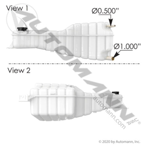 Automann 575.1012 Coolant Reservoir Freightliner