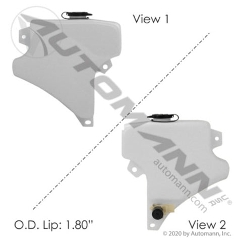 Automann 575.1022 Washer Fluid Reservoir Peterbilt