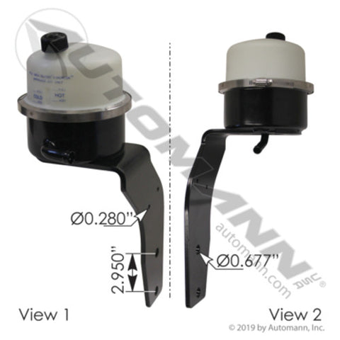 Automann 575.1029 Power Steering Reservoir Peterbilt