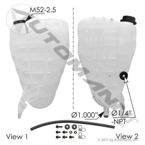 Automann 575.10314 Coolant Reservoir IHC