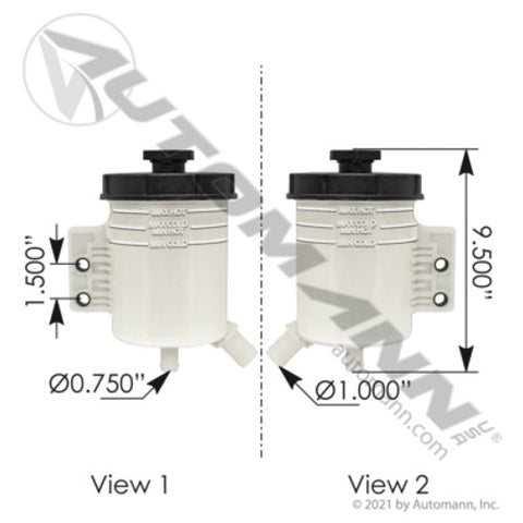 Automann 575.1140 Power Steering Reservoir IHC