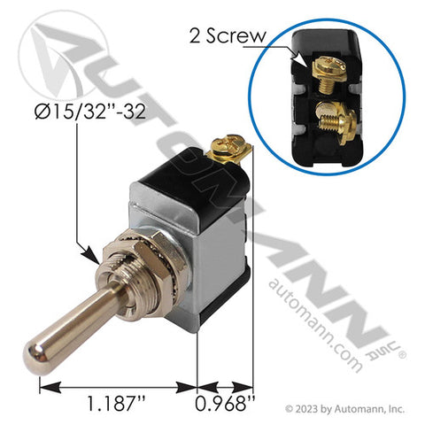 Automann 577.3003 Toggle Switch MOM On-Off