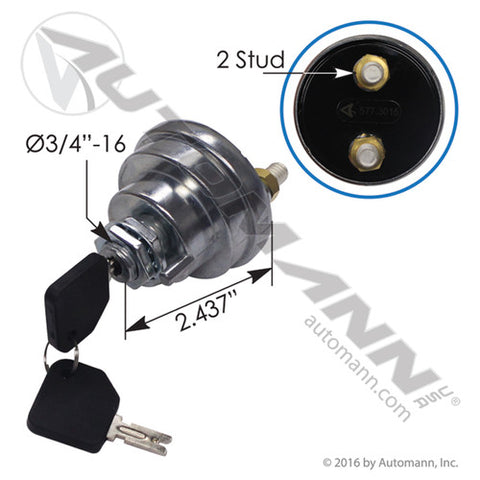 Automann 577.3015 Keyed Master Disconnect Switch w/Index