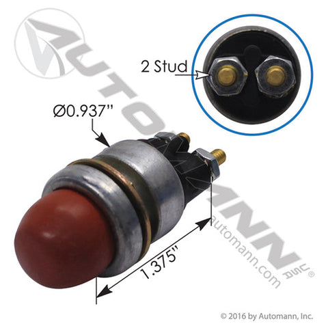 Automann 577.3035 Starter Switch w/Studs