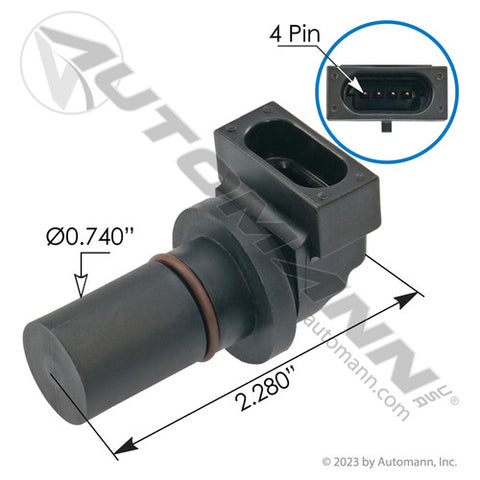 Automann 577.46401 Transmission Speed Sensor Freightliner
