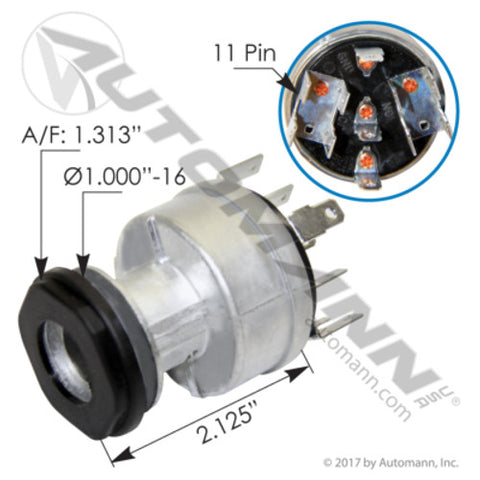 Automann 577.46510 Ignition Switch Freightliner