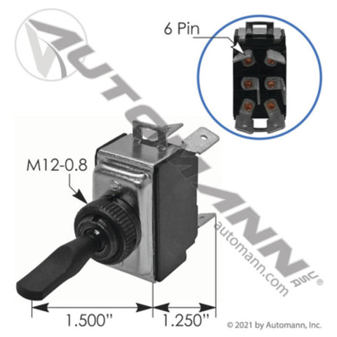Automann 577.46602 Mirror Control Switch Freightliner