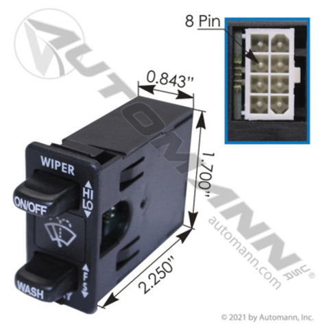 Automann 577.46660 Wiper Control Switch Freightliner