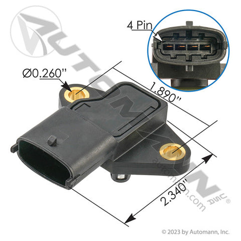 Automann 577.55579 Manifold Air Temp Sensor IHC