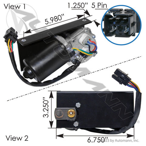 Automann 577.55998 Wiper Motor IHC