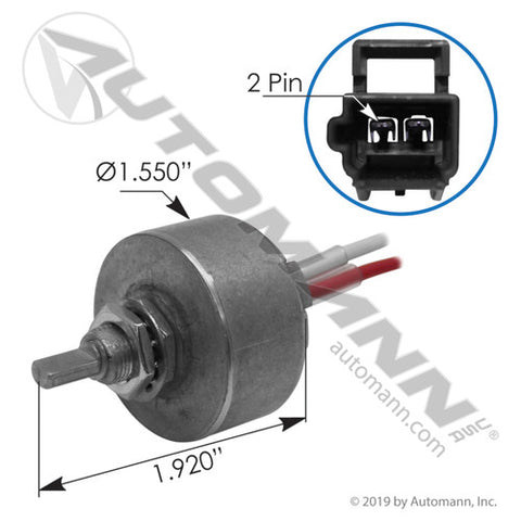 Automann 577.59106 Dash Light Dimmer Switch Kenworth