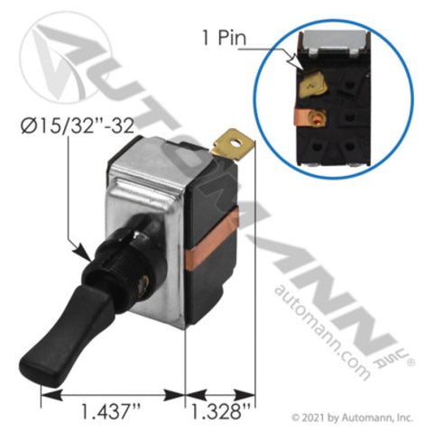 Automann 577.59198 Parking Lamp Switch Kenworth