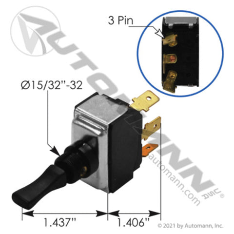 Automann 577.59301 Electrical Switch Kenworth