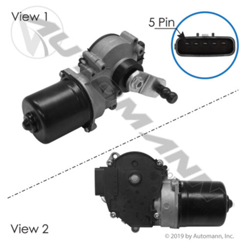 Automann 577.59964 Wiper Motor Kenworth-Peterbilt