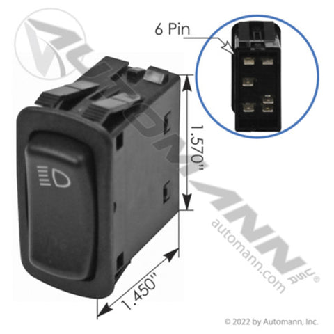 Automann 577.62513 Headlamp Switch Mack