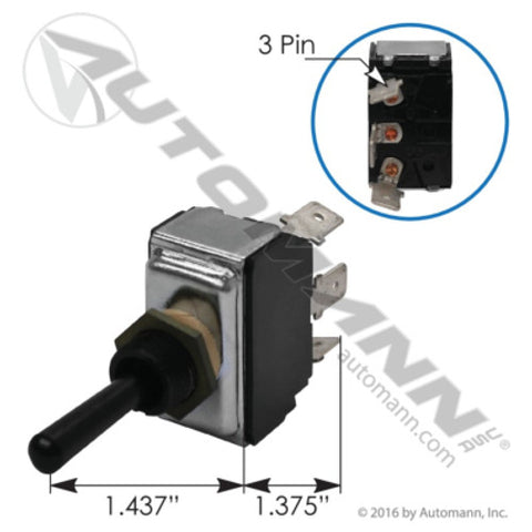 Automann 577.75601 Toggle Switch Peterbilt