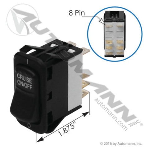Automann 577.75606 Cruise Control Switch Peterbilt