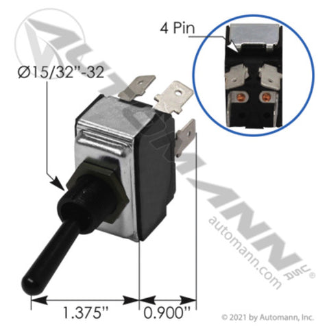 Automann 577.75611 Light Switch Peterbilt