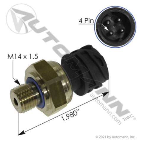 Automann 577.75635 Oil Pressure Sensor Paccar