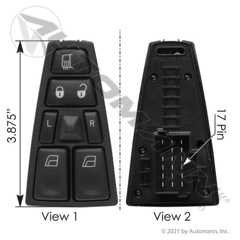 Automann 577.96530 Window - Mirror - Lock Switch Volvo