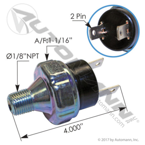 Automann 577.99535 Low Air Pressure Switch Universal