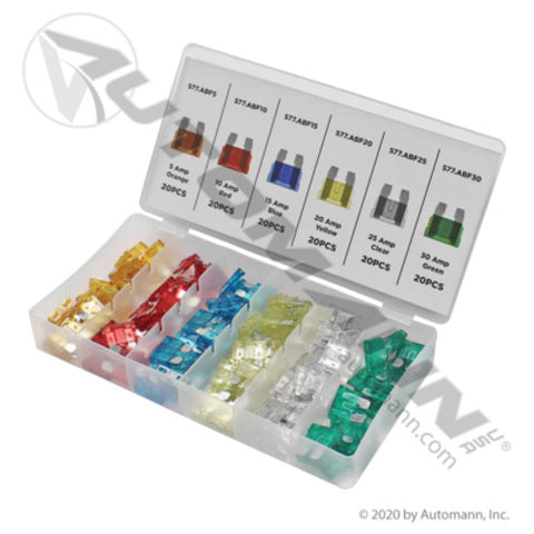Automann 577.ABF120-KT Blade Fuse Assortment 120pc