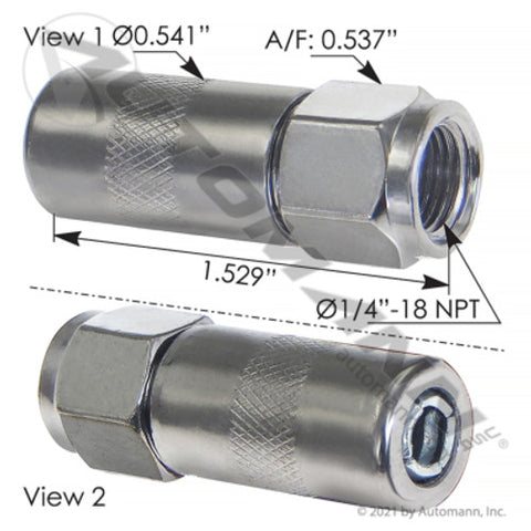 Automann 579.1227 Grease Coupler