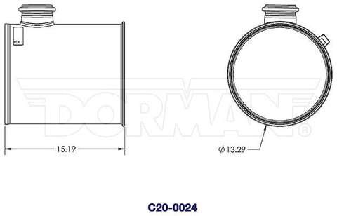 Dayton Parts 674-2096 Diesel Oxidation Catalyst (Doc)