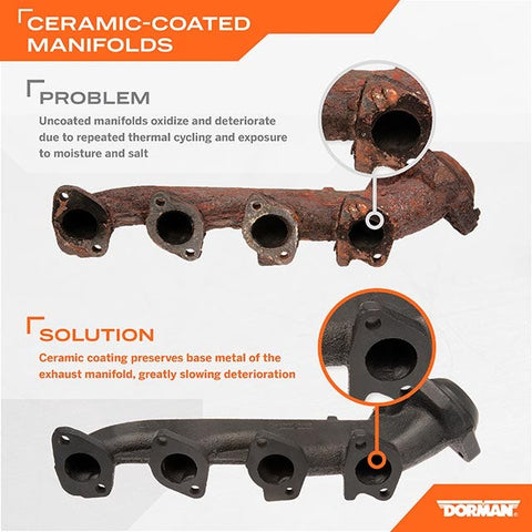 Dayton Parts 674-858XD Ceramic Coated Exhaust Manifold Kit