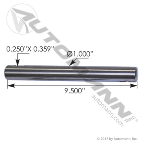 Automann 755.CS108 Cross Shaft 9.500in Freightliner