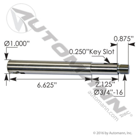 Automann 755.CS109 Cross Shaft 9.625in Peterbilt