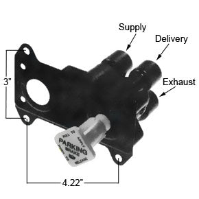 Haldex 800034X Hand Control Valve, Remanufactured