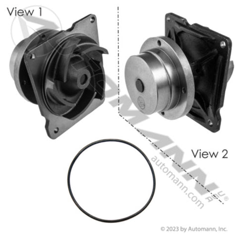Automann 800.1700594C91 Water Pump IHC