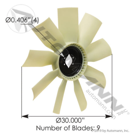 Automann 810.FB9908 Fan Blade