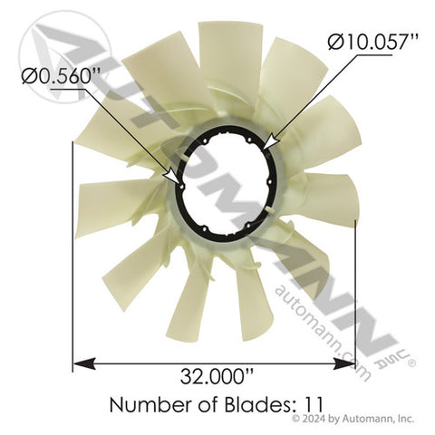 Automann 810.FB9925 Fan Blade
