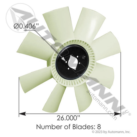 Automann 810.FB9926 Fan Blade