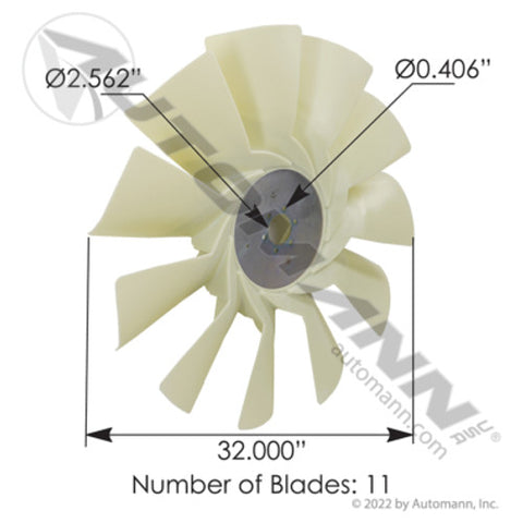 Automann 810.FB9927 Fan Blade