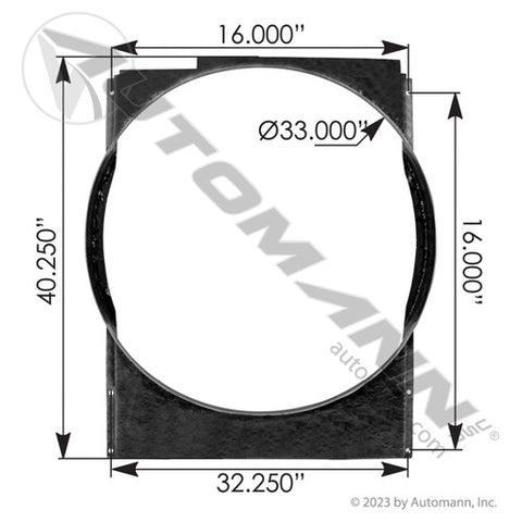 Automann 810.FS5901 Fan Shroud Kenworth