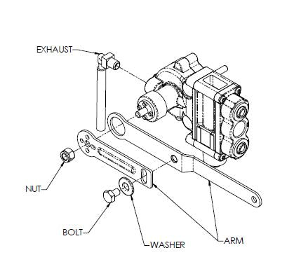 Haldex 90555057 Pr Plus Height Control Valve