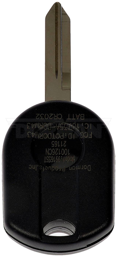 Dayton Parts 99165ST Keyless Entry Remote 3 Button