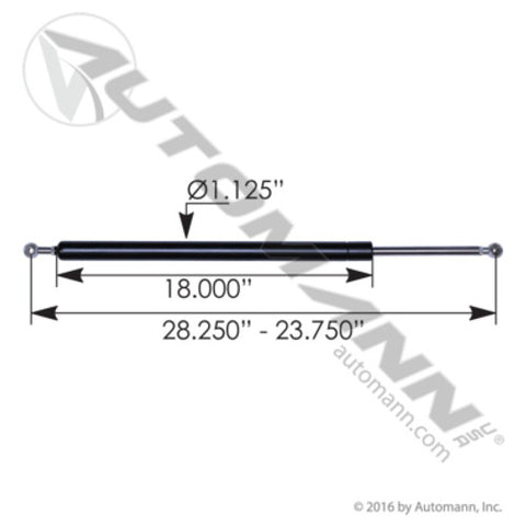 Automann A99463 Tilt Hood Strut Freightliner