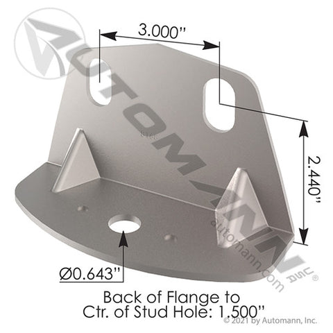 Automann AB9471P Air Bag Bracket Neway