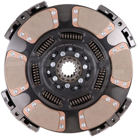 Dayton Parts DAY122002-35A Clutch - 15.5 X 2 7 Spring 6 Paddle 1850 Lbs. 14 Spline