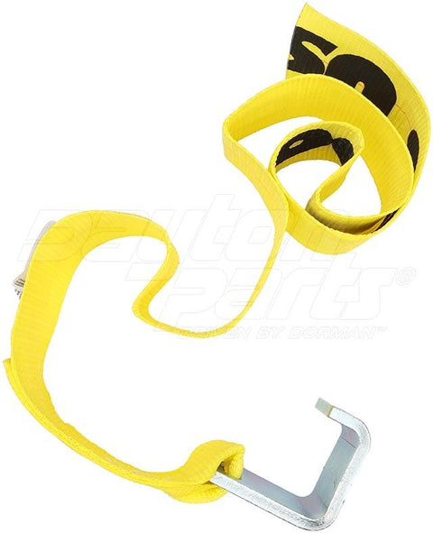 Dayton Parts DC23104405 Winch Strap - 4 In. X 5 Ft. Strap With Hook For Roll Off Containers