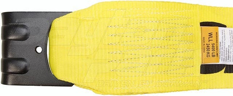 Dayton Parts DC23104427 Winch Strap - 4 In. X 5 Ft. Strap With Hook For Roll Off Containers
