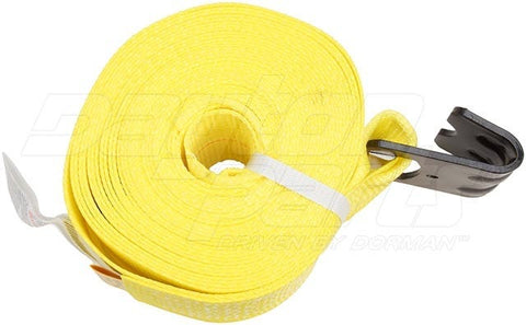Dayton Parts DC23104435 Winch Strap - 4 In. X 35 Ft. Strap With Flat Hook