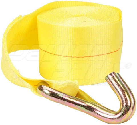 Dayton Parts DC23106430 Winch Strap - 4 In. X 30 Ft. Strap With Wire Hook