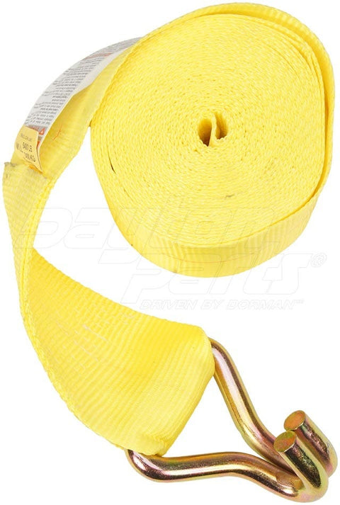 Dayton Parts DC23106430 Winch Strap - 4 In. X 30 Ft. Strap With Wire Hook