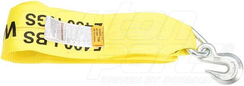 Dayton Parts DC23109405 Winch Strap - 4 In. X 5 Ft. With Grab Hook