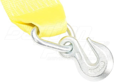 Dayton Parts DC23109405 Winch Strap - 4 In. X 5 Ft. With Grab Hook